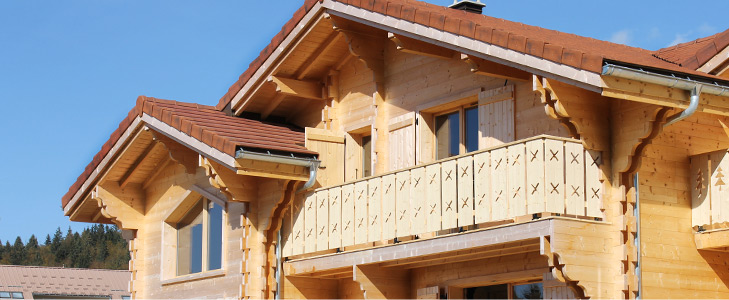 Chalet double madrier, ligne LEGENDE